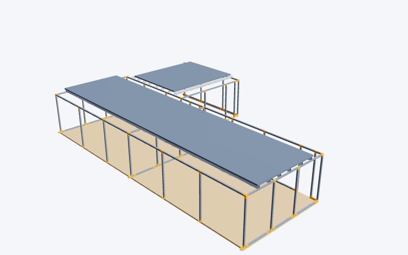 Estructuras metálicas para cabañas 5 Aulas modulares de 290 m² · cardoner (barcelona)