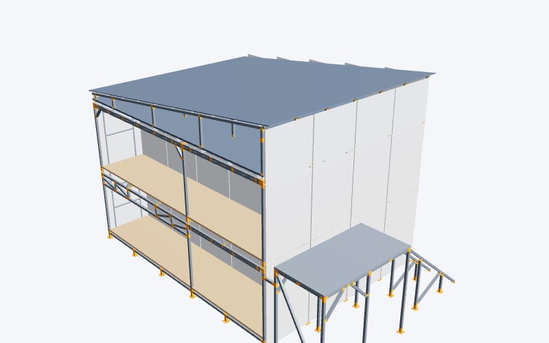 Edificio de estructura metálica de 260 m² · Murcia
