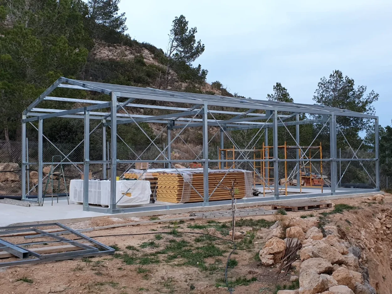 Starmodul bolted steel structure: assembled structure (faura)
