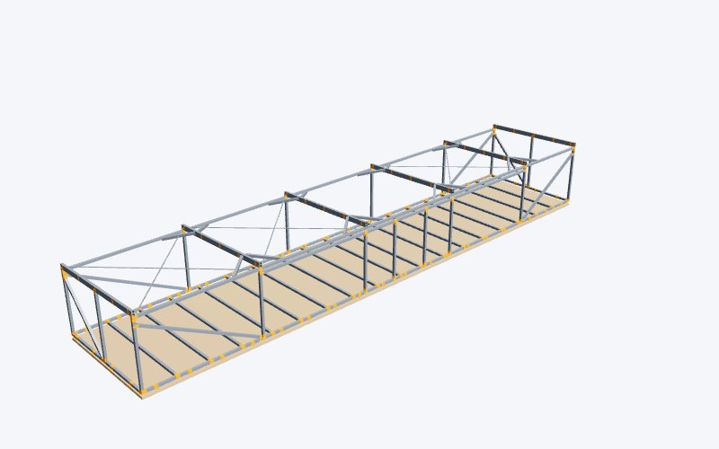 Oficinas copa america 3d estructura